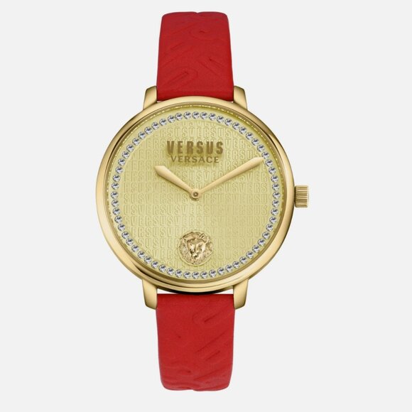 Versace Womens Gold 36mm Strap Watch main image 4